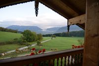 Blick vom Balkon der Ferienwohnung K&ouml;nigssee