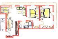 Ferienwohnung Bayern Grundriss
