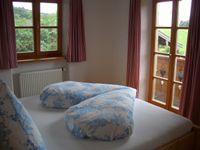 Schlafzimmer mit Bergblick 